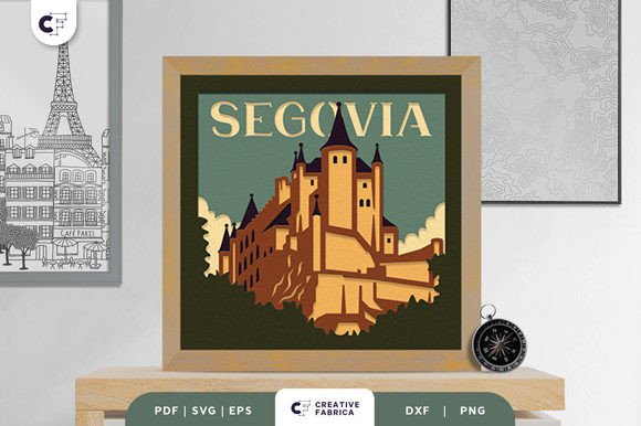 Alcazar Fortress 3D SVG for Countries Niche