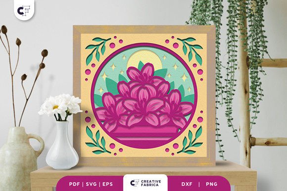 Azalea 3D SVG for Floral Compositions & Branding