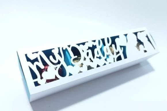 My Daddy Chocolate Box: 3D SVG for Father S Day