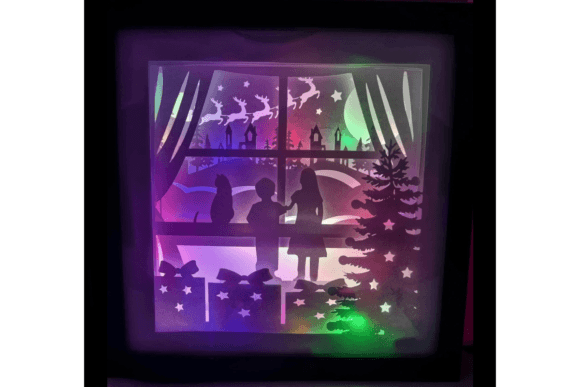 Review: Christmas Window Shadow Box SVG for Holiday Projects