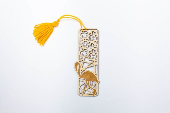 Summer Flamingo Bookmark 3D SVG Review